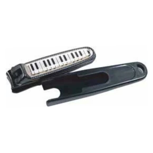 Nakano NC-65/KB/BL Piano Style Nail Clippers with Keyboard Design Black Clipper - Picture 2 of 7